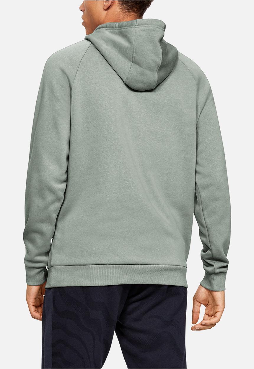 Under Armour - Rival fleece sportstyle logo hoodie - gravity green