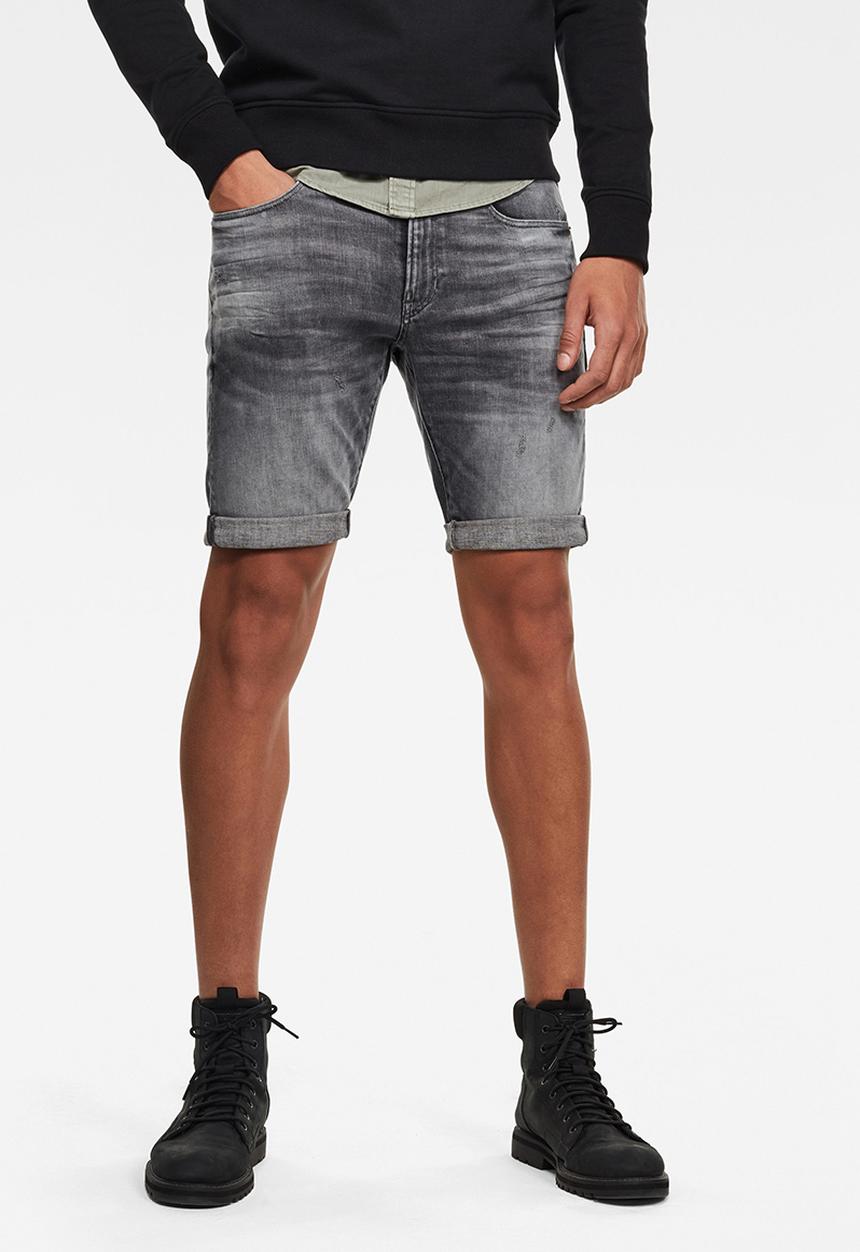 G-STAR - 3301 Slim fit shorts - black