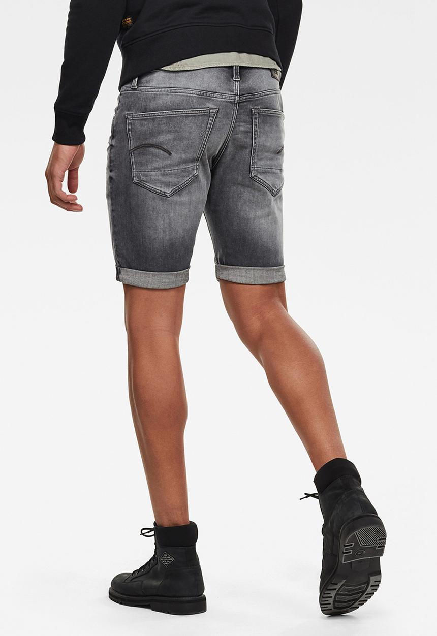G-STAR - 3301 Slim fit shorts - black