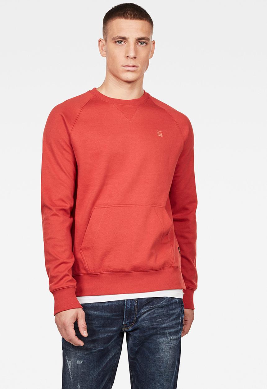 G-STAR - 2 Tone sweater - antic red