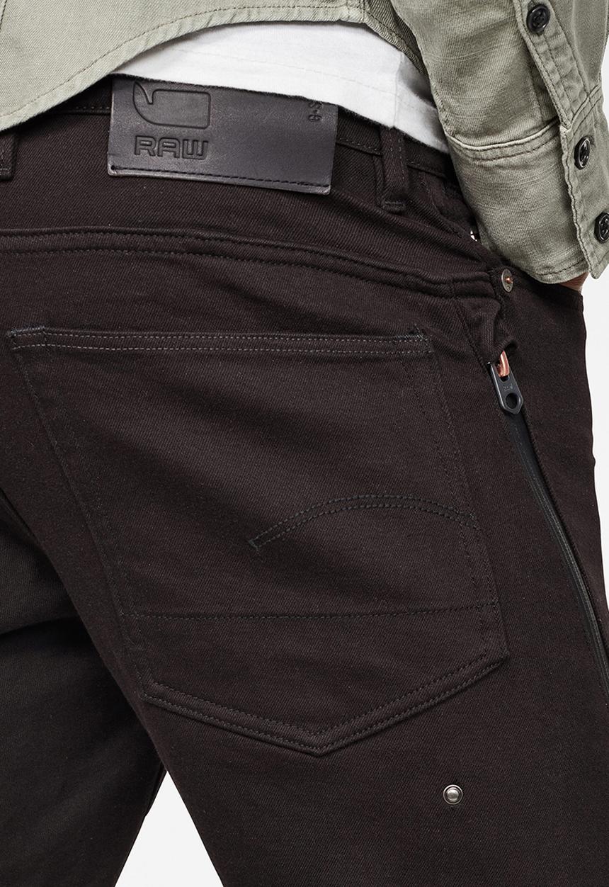 G-STAR - Citishield 3D slim fit tapered ac thermojust stretch jeans - black