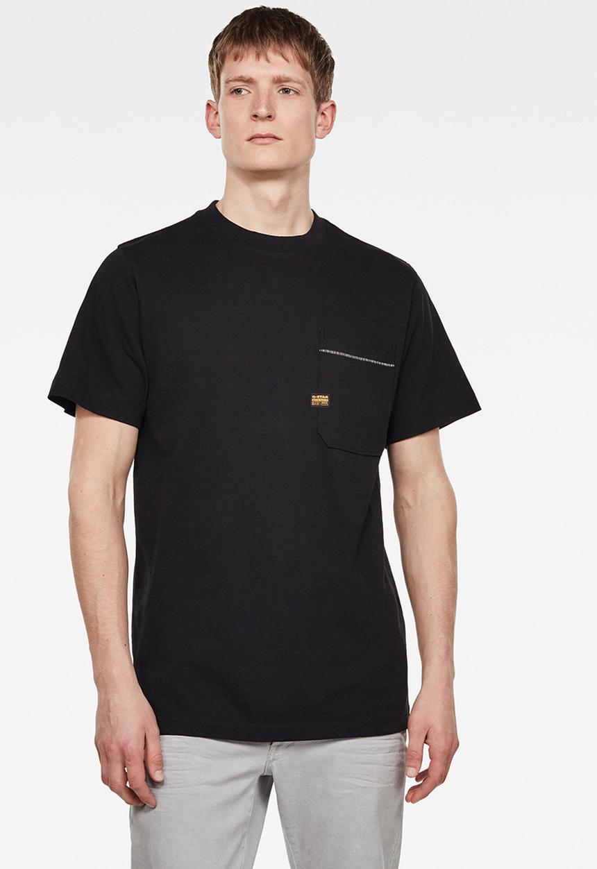 G-STAR - Pocket loose short sleeve tee - black