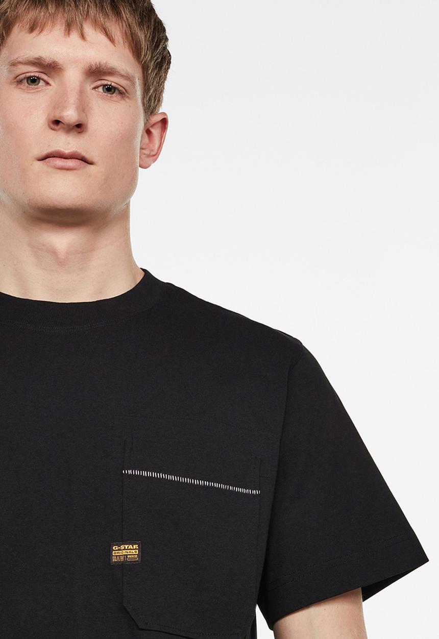 G-STAR - Pocket loose short sleeve tee - black