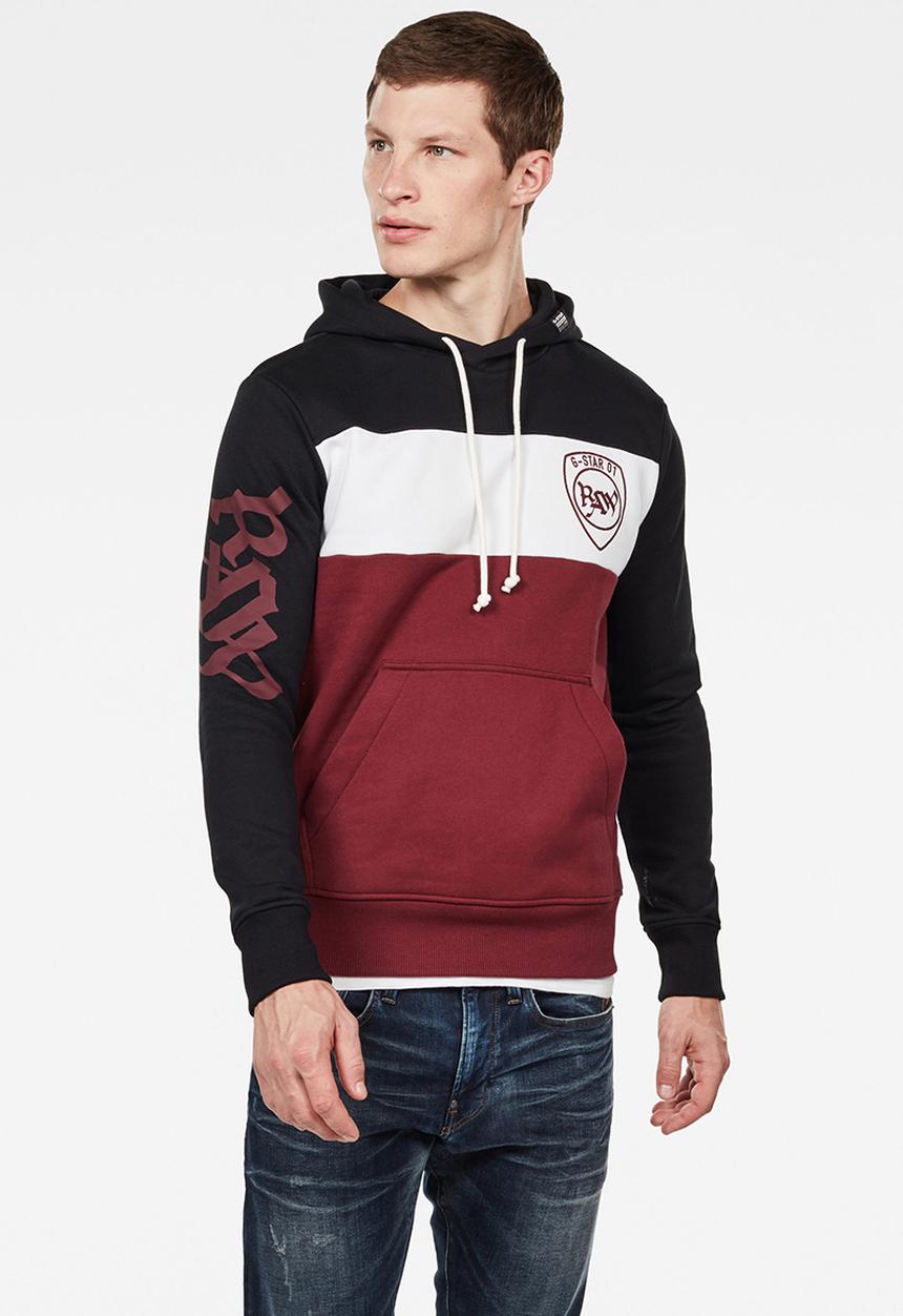 G-STAR - Graphic 15 long sleeve hoodie - multi 