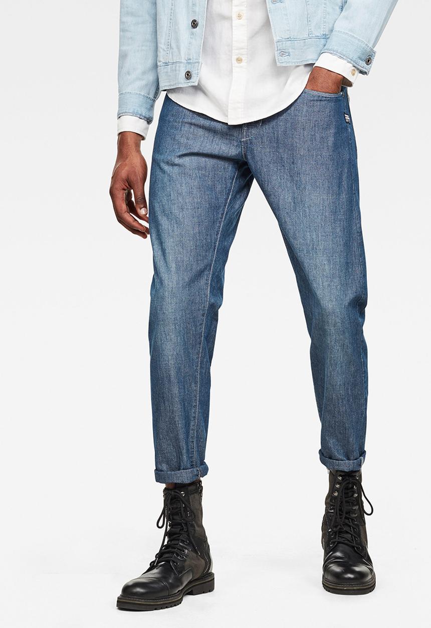G-STAR - Loic relaxed fit tapered jeans - navy
