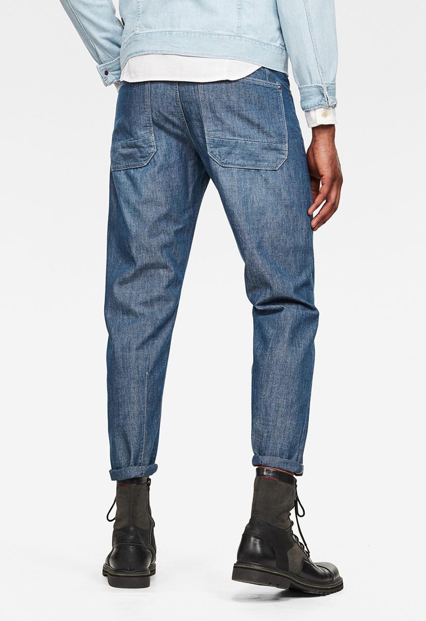 G-STAR - Loic relaxed fit tapered jeans - navy