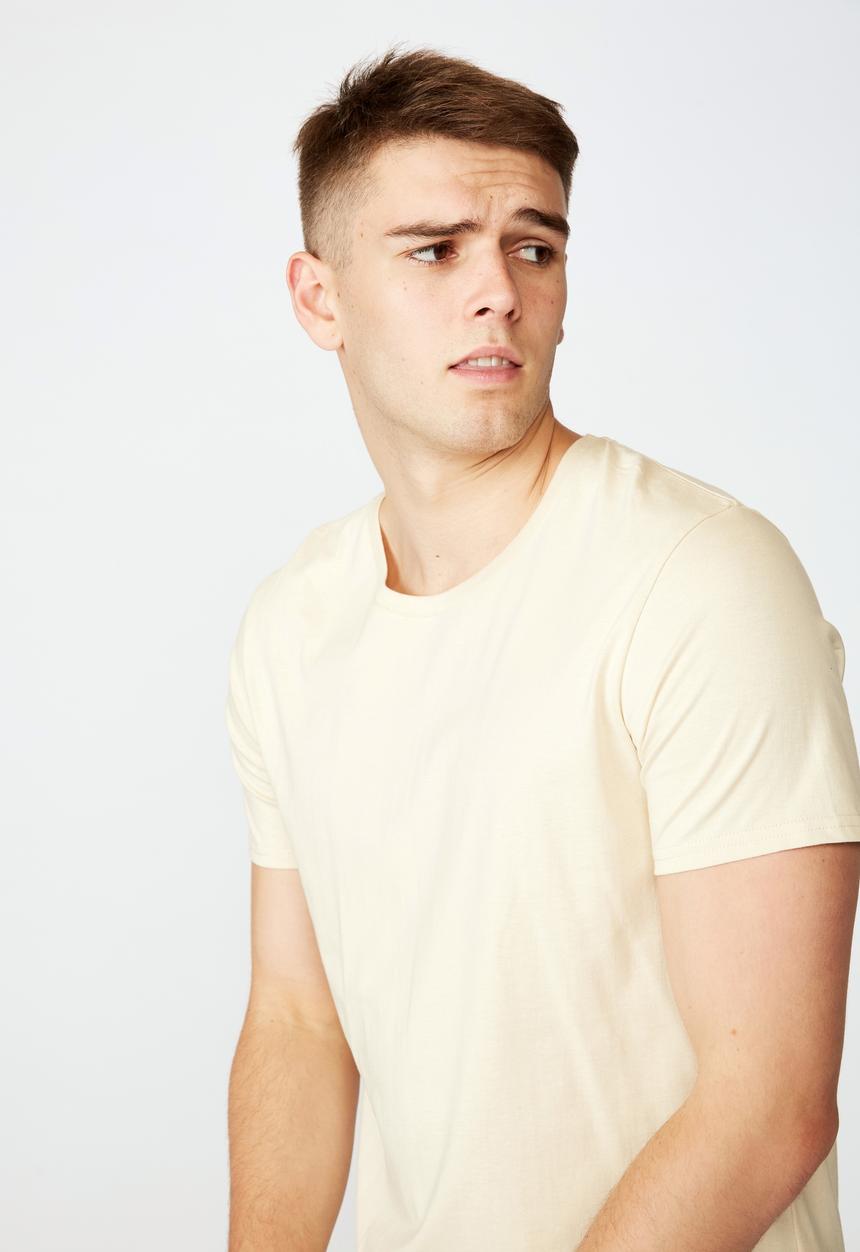 Factorie - Curved T-shirt - fog