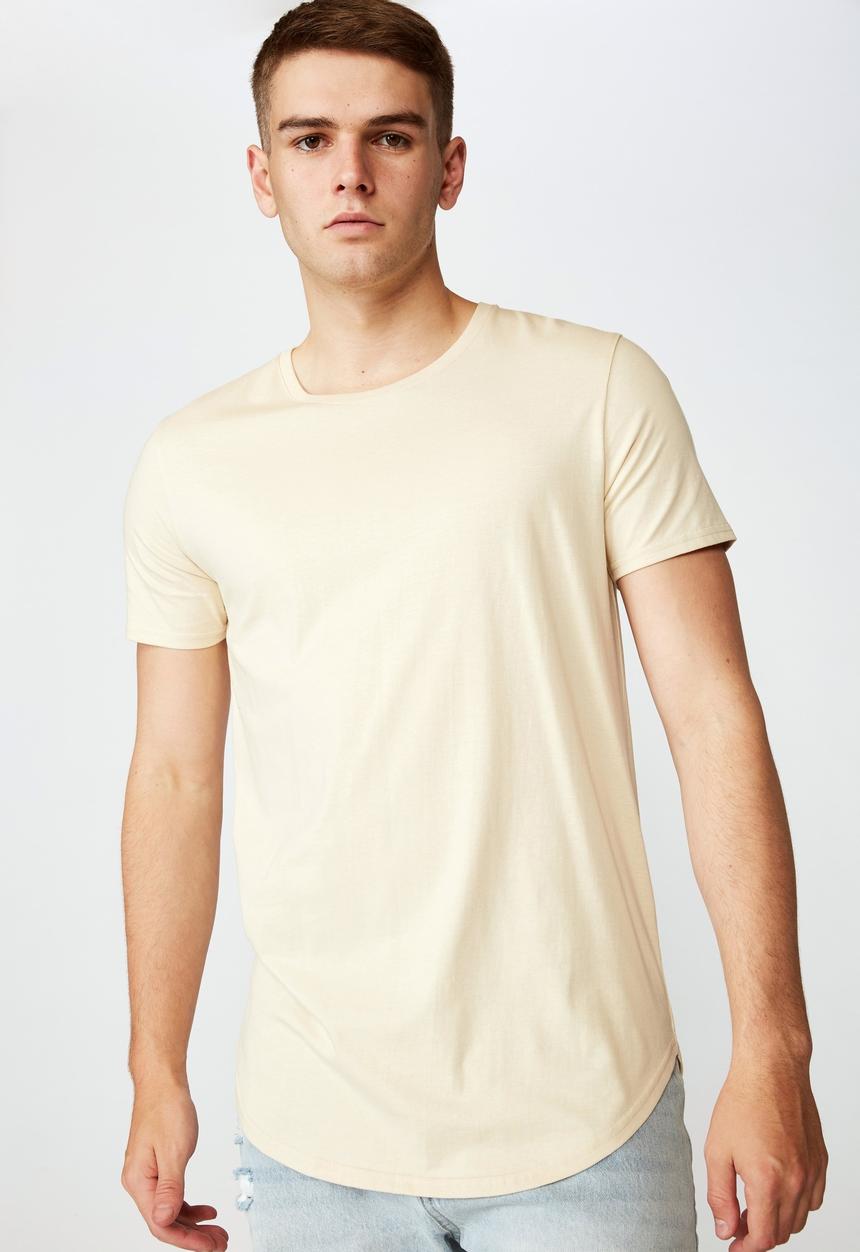 Factorie - Curved T-shirt - fog