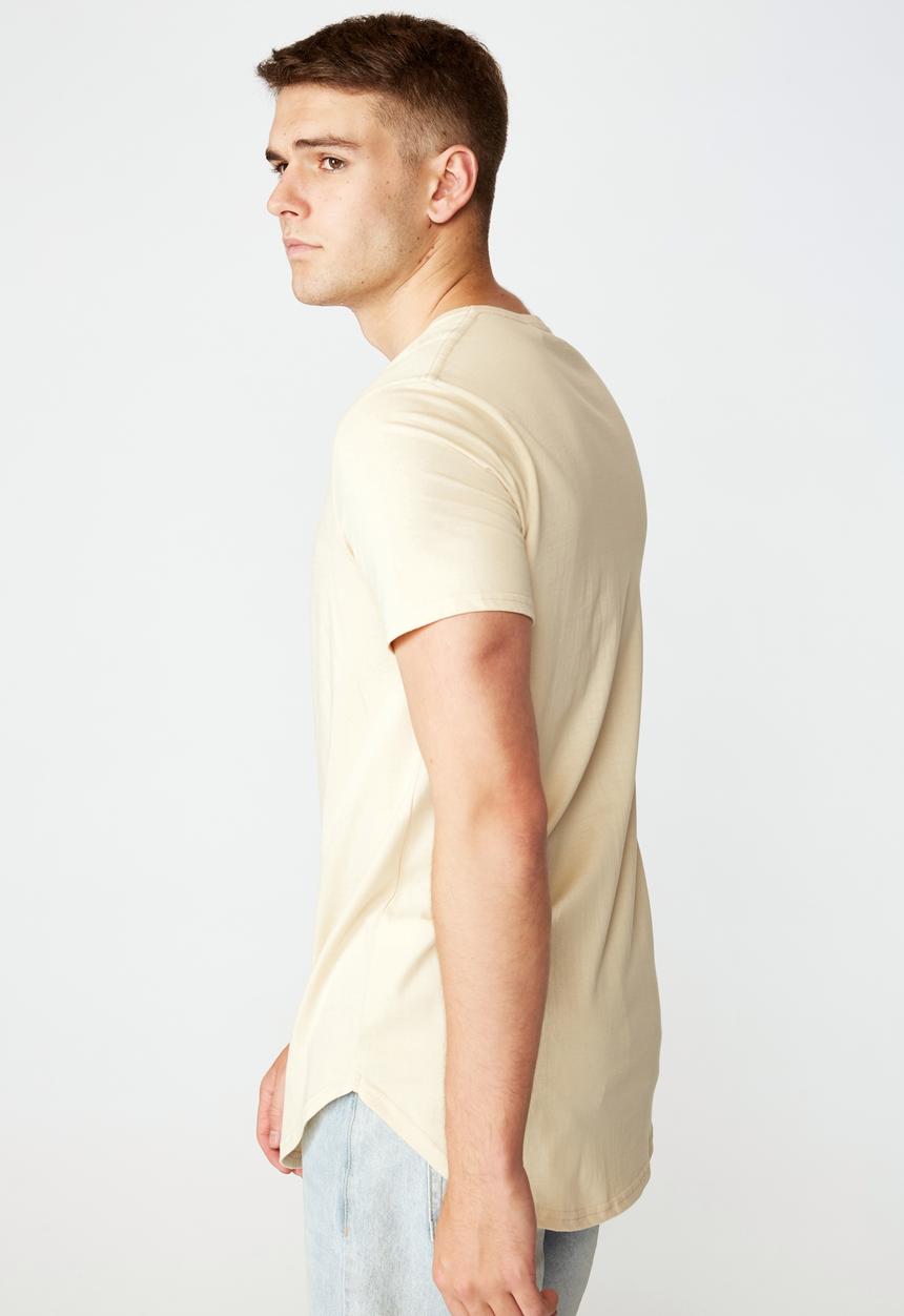 Factorie - Curved T-shirt - fog