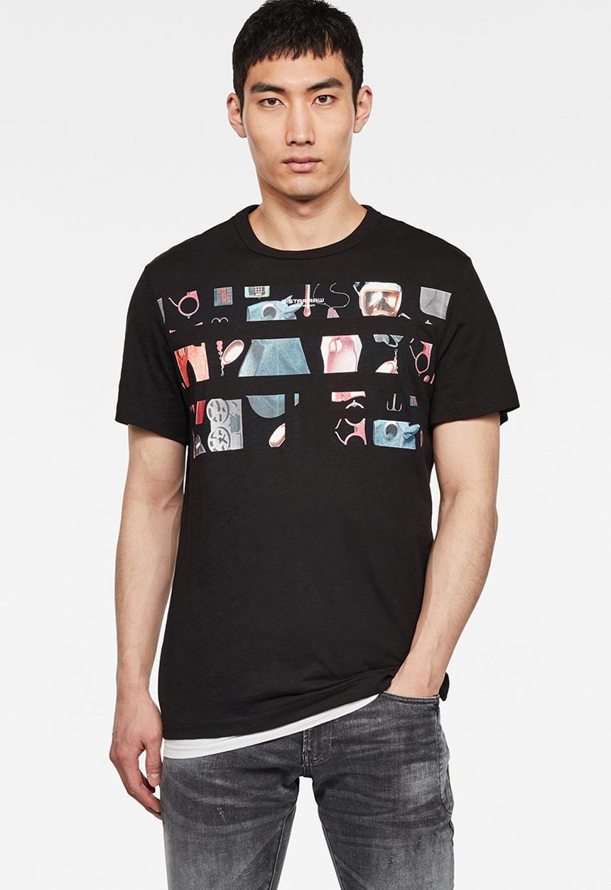 G-STAR - Originals photo graphic tee - black
