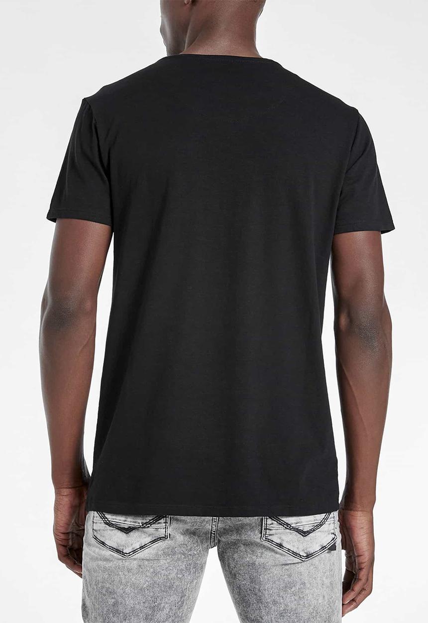 S.P.C.C - Bridge straight hem logo tee - black