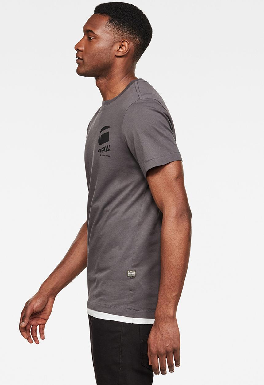 G-STAR - Big logo back gr short sleeve tee - grey