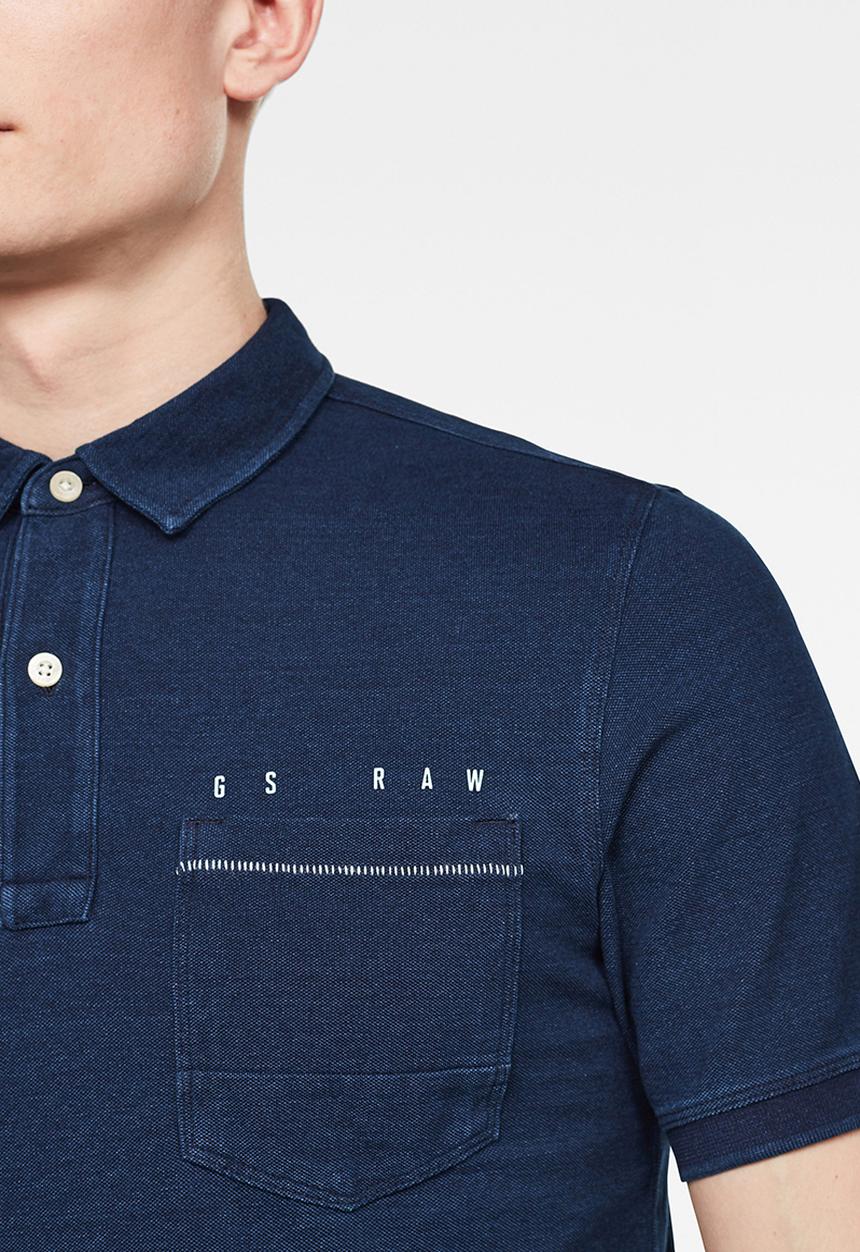 G-STAR - Indigo short sleeve tee - blue