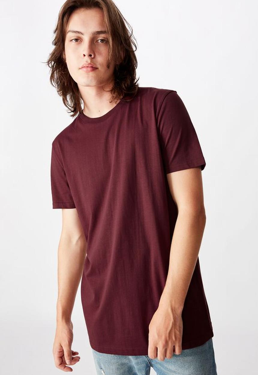 Factorie - Slim T-shirt - mahogany