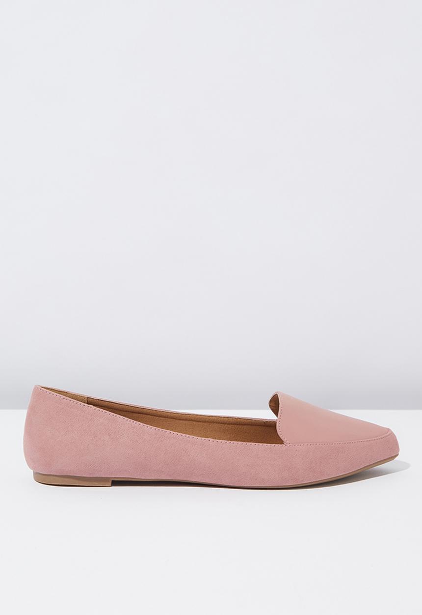 Cotton On - Peta point loafer - ash rose 