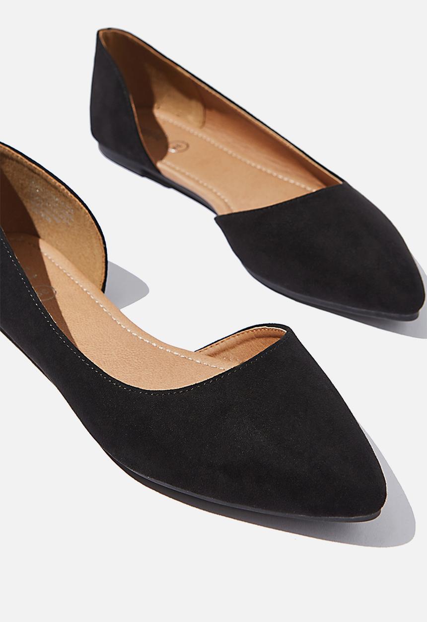 Cotton On - Essential Drew Dorsay point - black
