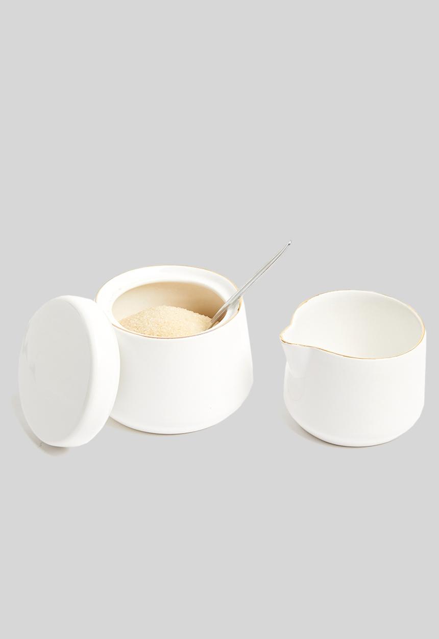 Urchin Art - Anna creamer set - white