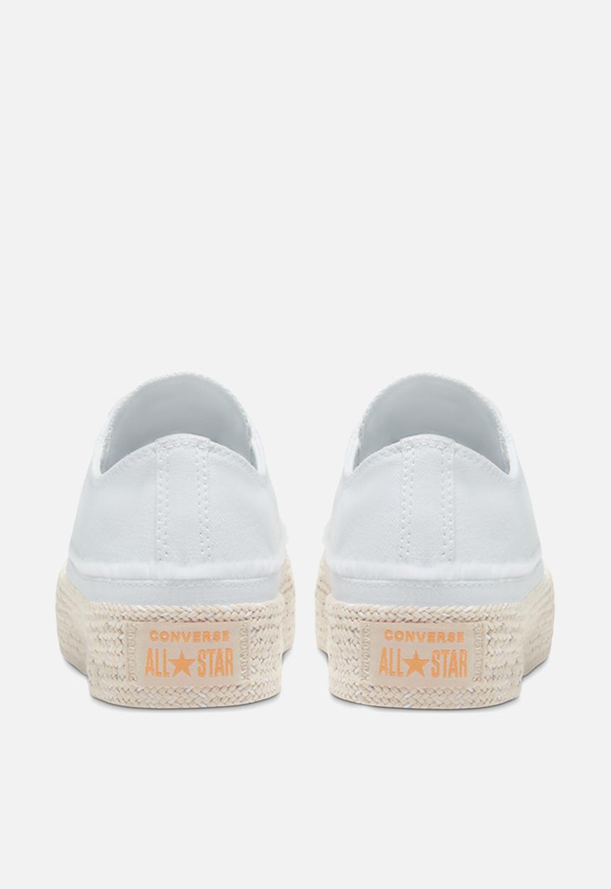 Converse - Chuck Taylor All Star espadrille - white/black/natural