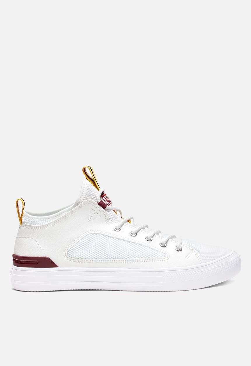 Converse - Chuck Taylor All Star ultra leather and mesh - white & team red