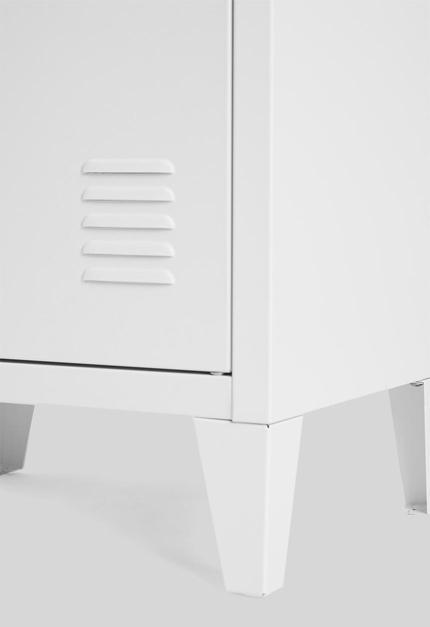 Basics - Graves bedside table - white