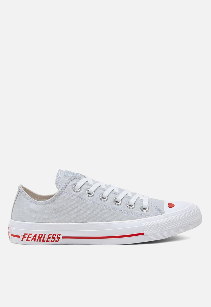 Converse - Chuck taylor all star love canvas - photon dust/university red