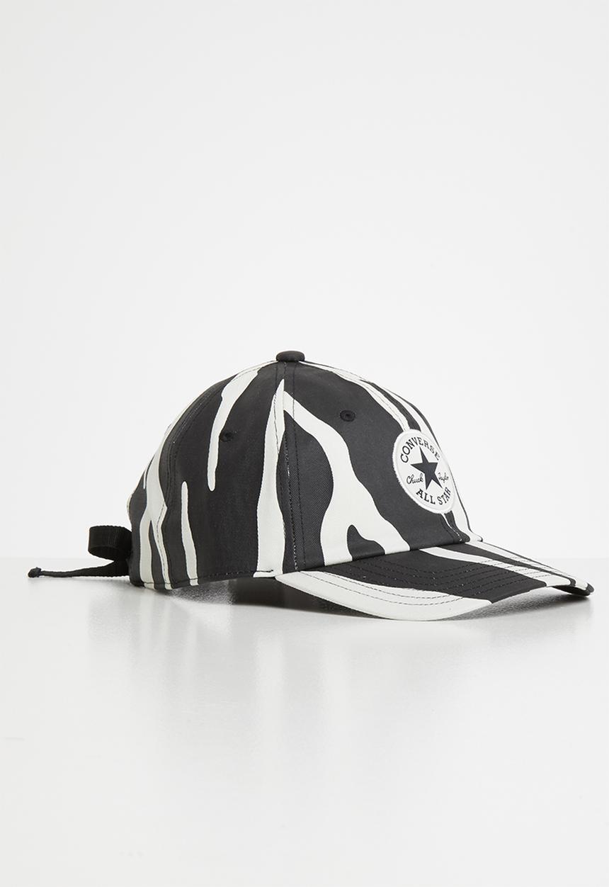 Converse - Archive print tie back baseball hps - zebra 