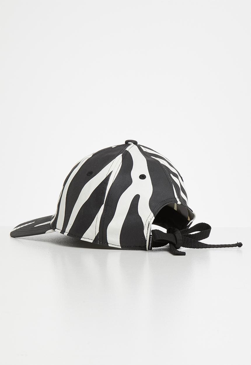 Converse - Archive print tie back baseball hps - zebra 