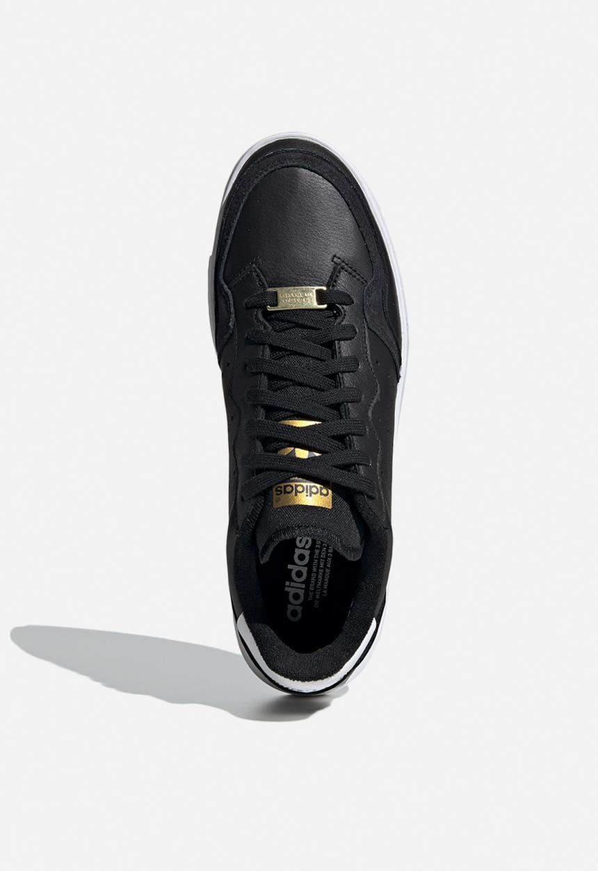 adidas Originals - Supercourt - cblack /cblack / ftwwht
