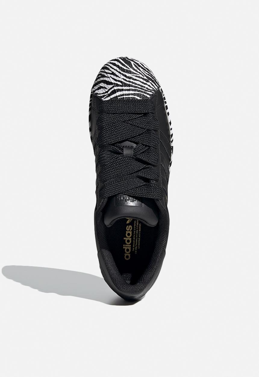 adidas Originals - Superstar w - core black, gold met & ftwr white