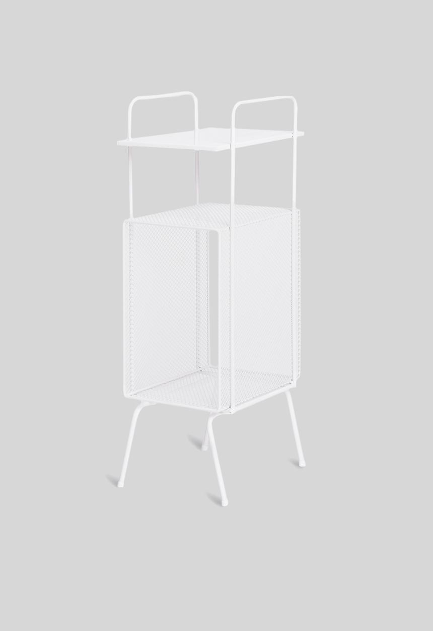 Sixth Floor - Macy mesh side table - white