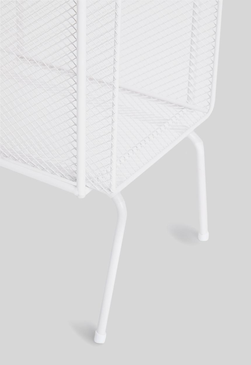 Sixth Floor - Macy mesh side table - white