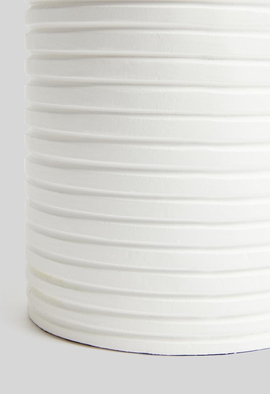 SF Collection - Ridges lamp base - white