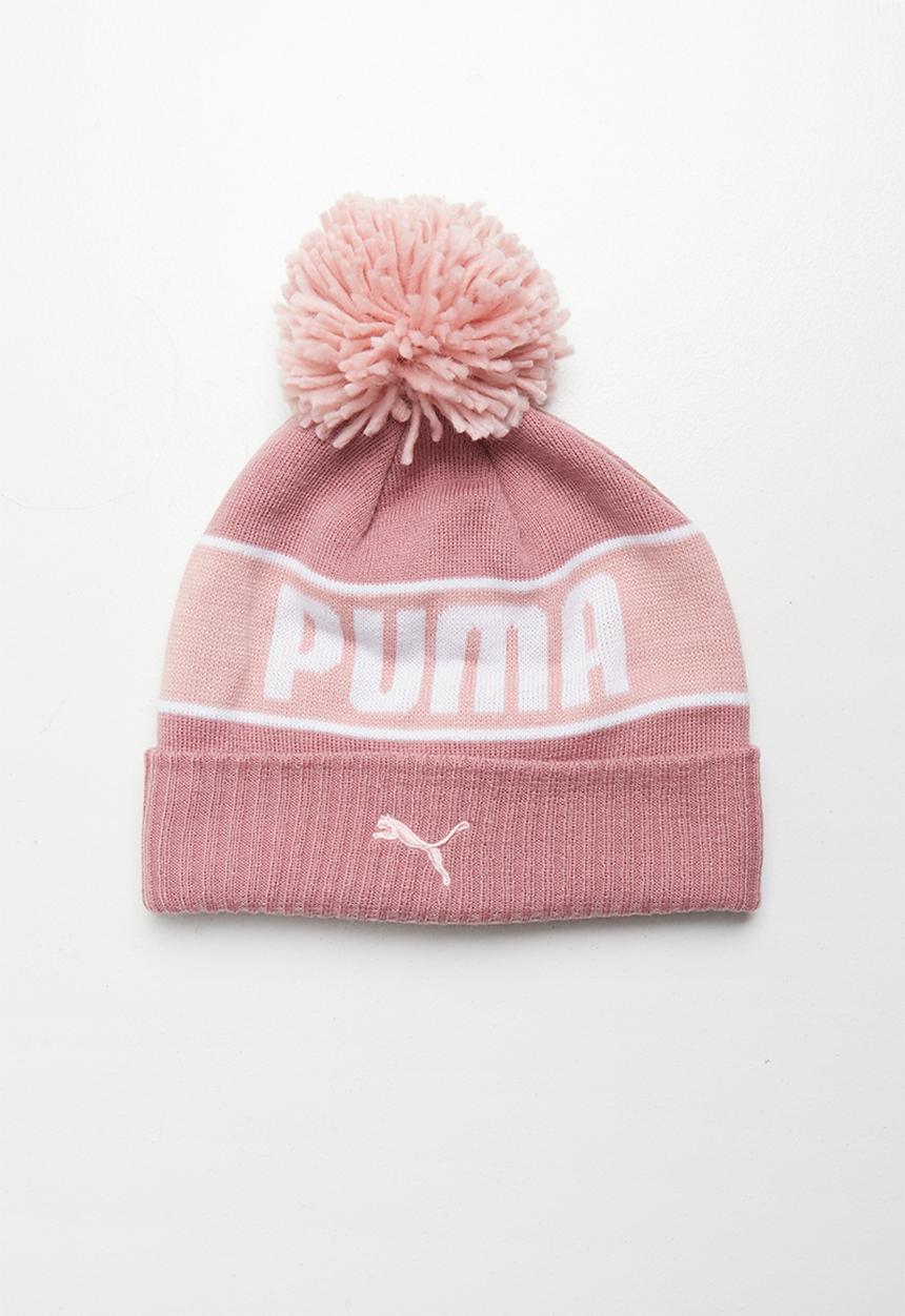 PUMA - Puma pom beanie foxglove - bridal rose