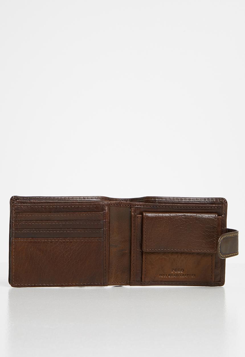 POLO - Hamilton tab wallet - brown