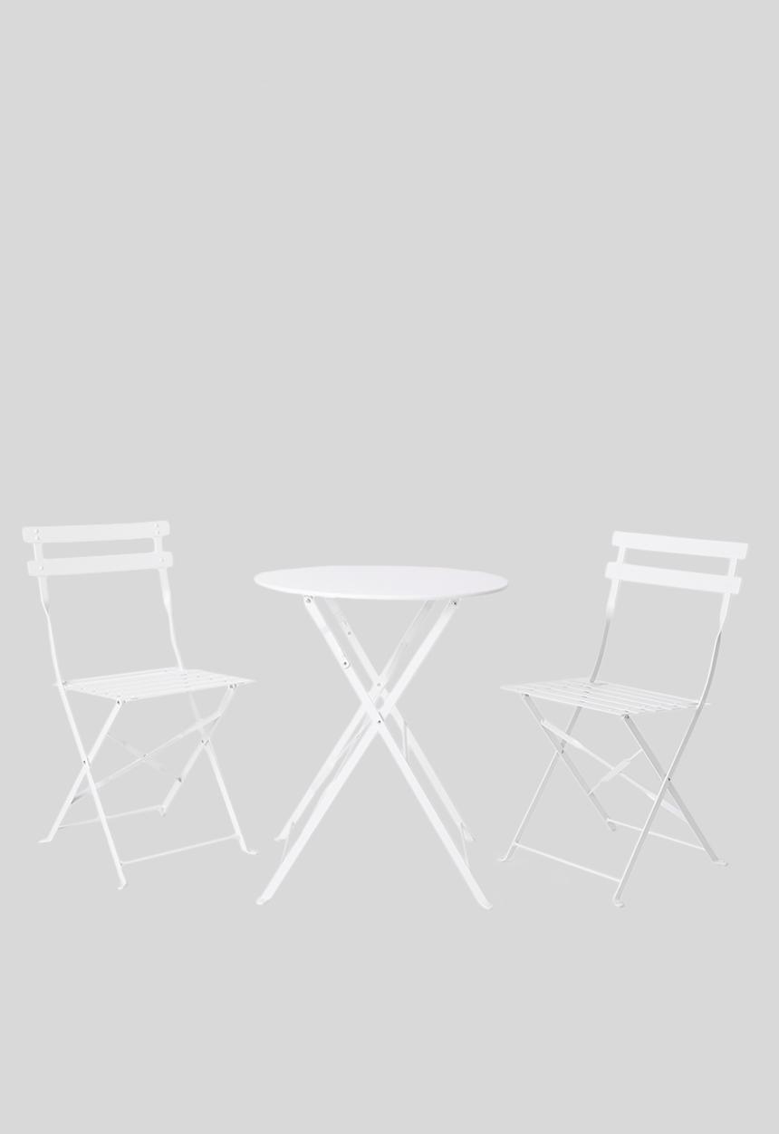 Sixth Floor - Bistro furniture set - white