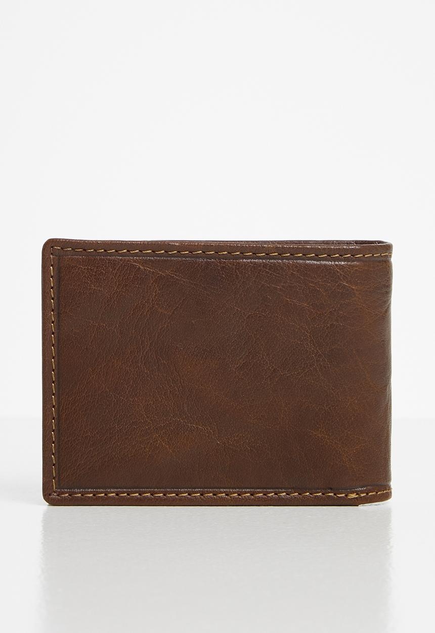 POLO - Hamilton small multi card with coin wallet - brown