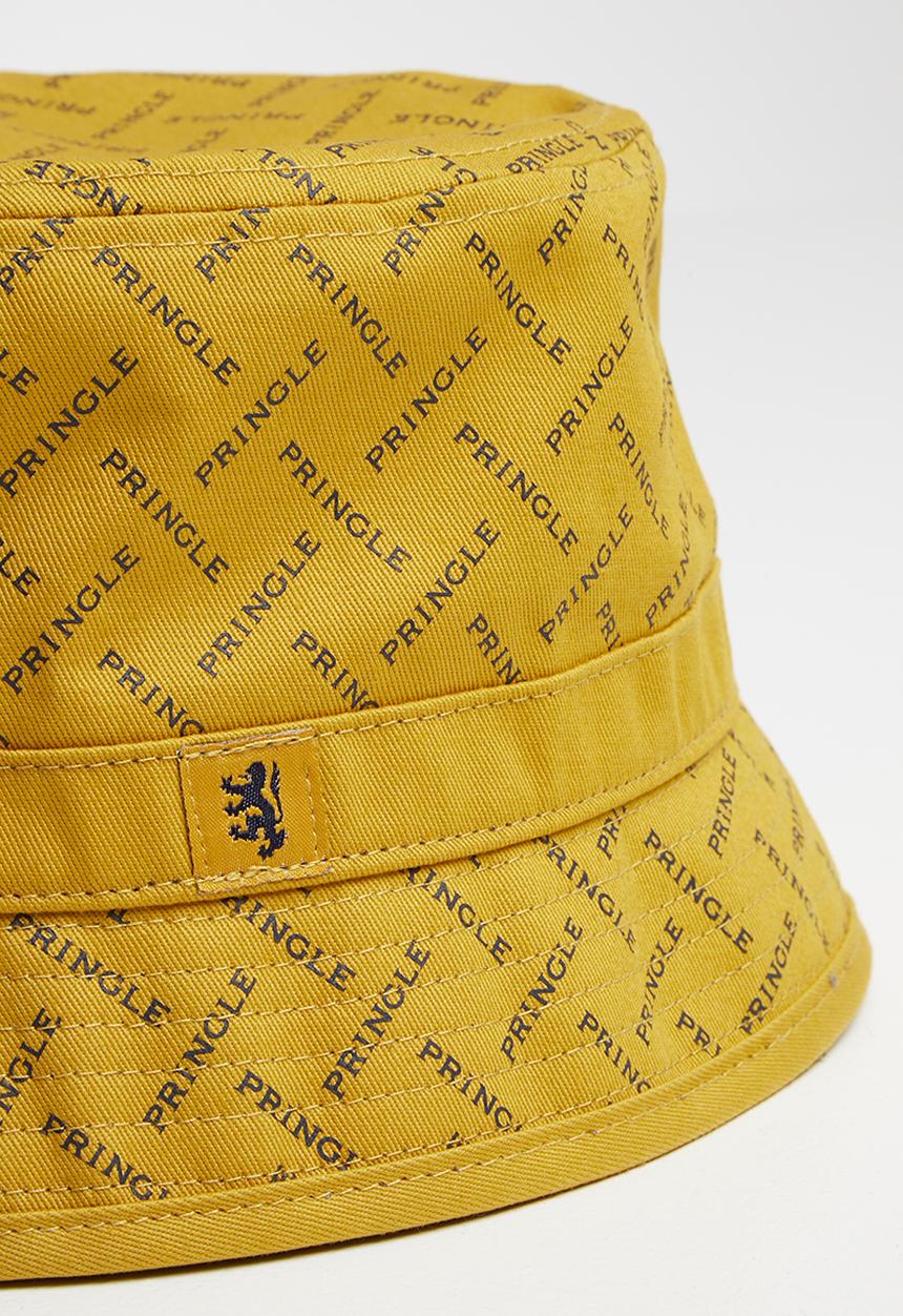 Pringle of Scotland - Daniel hat - yellow & black