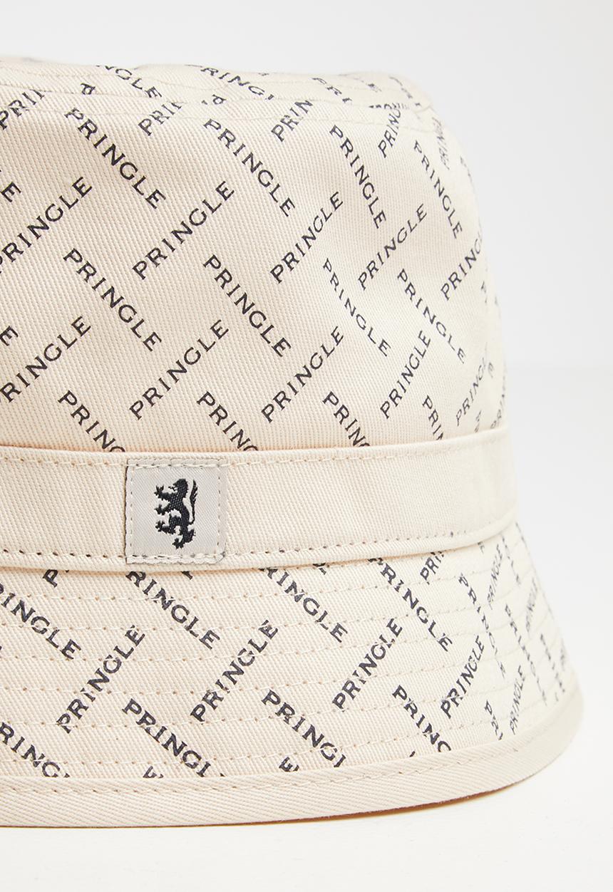 Pringle of Scotland - Daniel hat - stone & navy