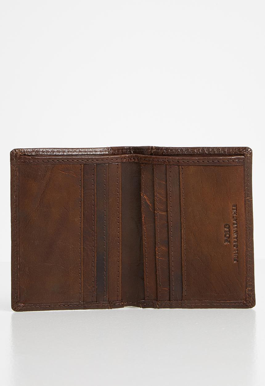 POLO - Hamilton credit card wallet - brown
