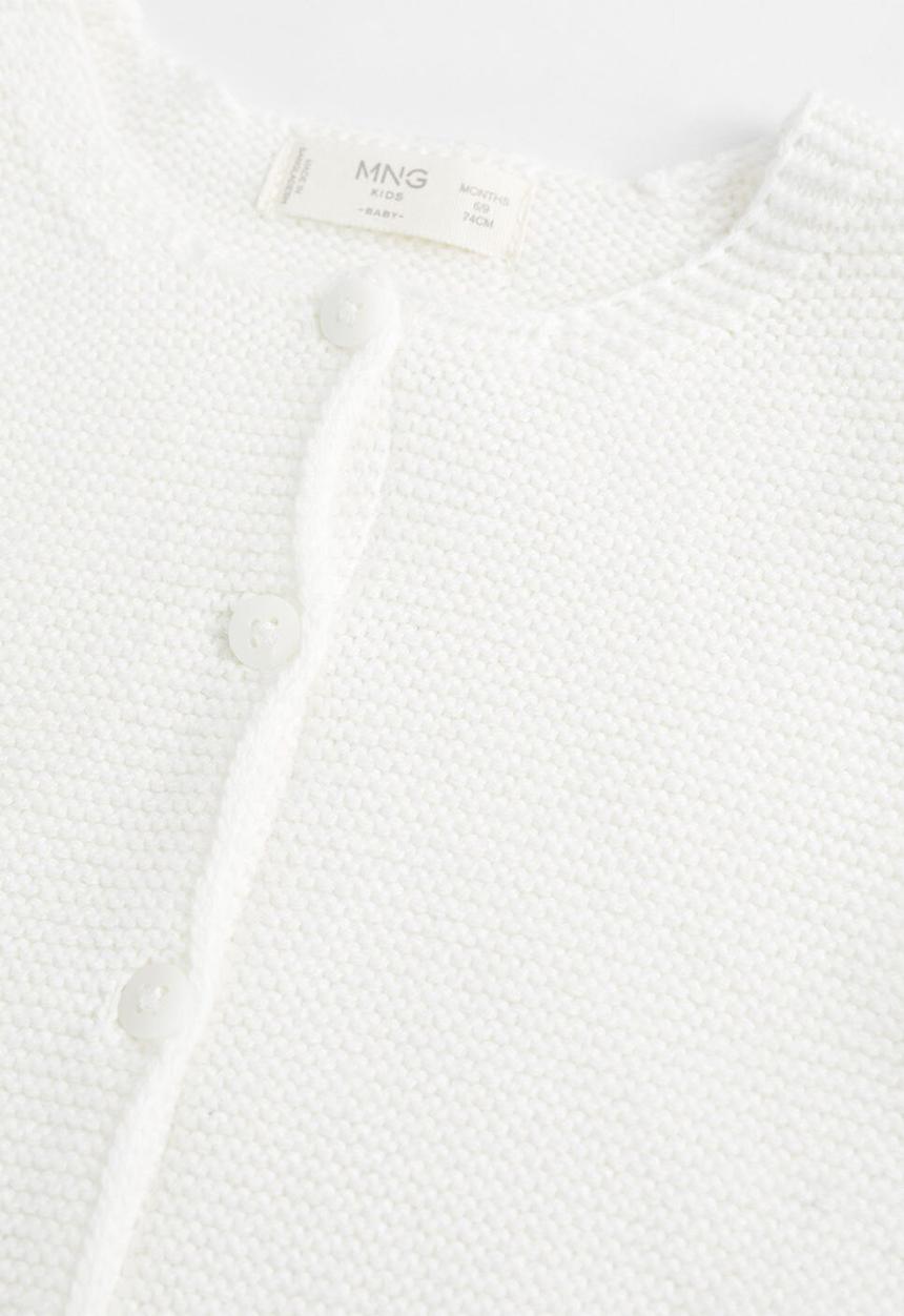 MANGO - Cardigan Demi  - white