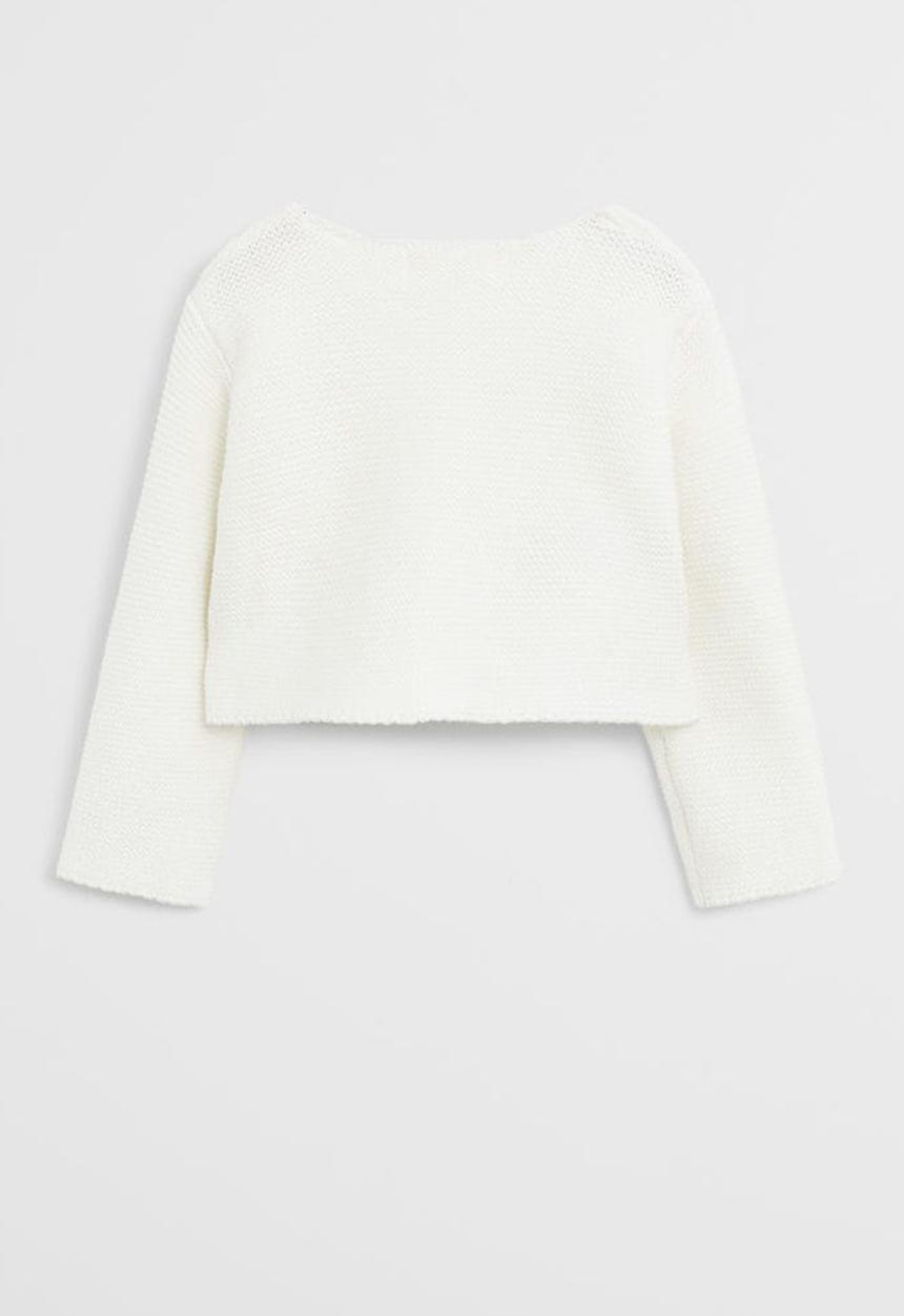 MANGO - Cardigan Demi  - white