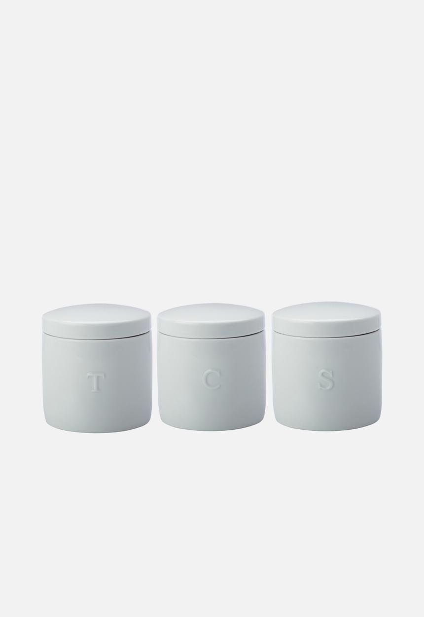 Maxwell & Williams - Epic canister set of 3 - white
