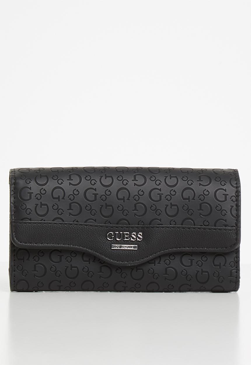 GUESS - Modesto slim clutch - black