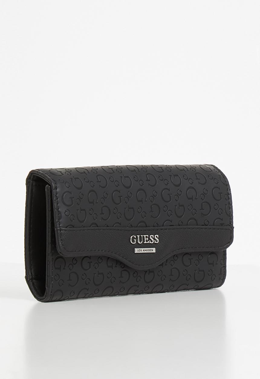 GUESS - Modesto slim clutch - black