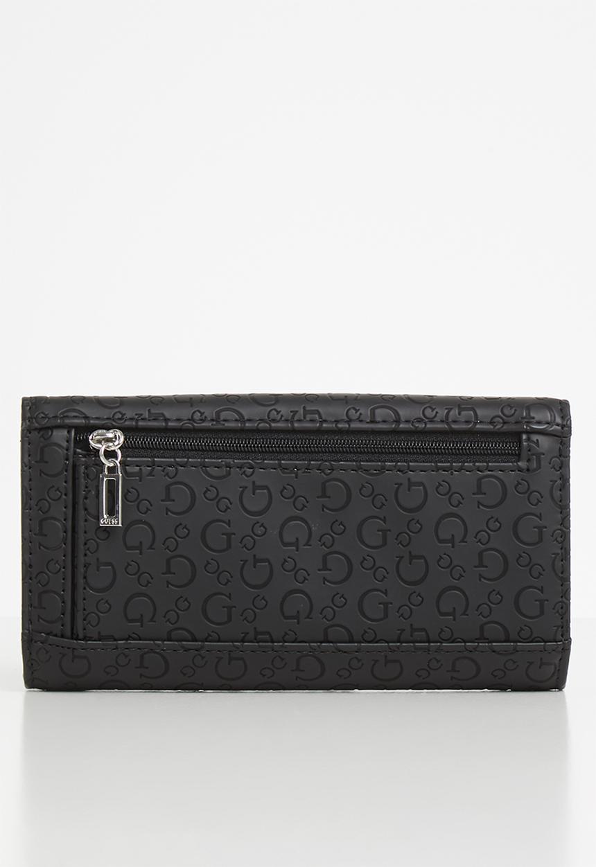 GUESS - Modesto slim clutch - black