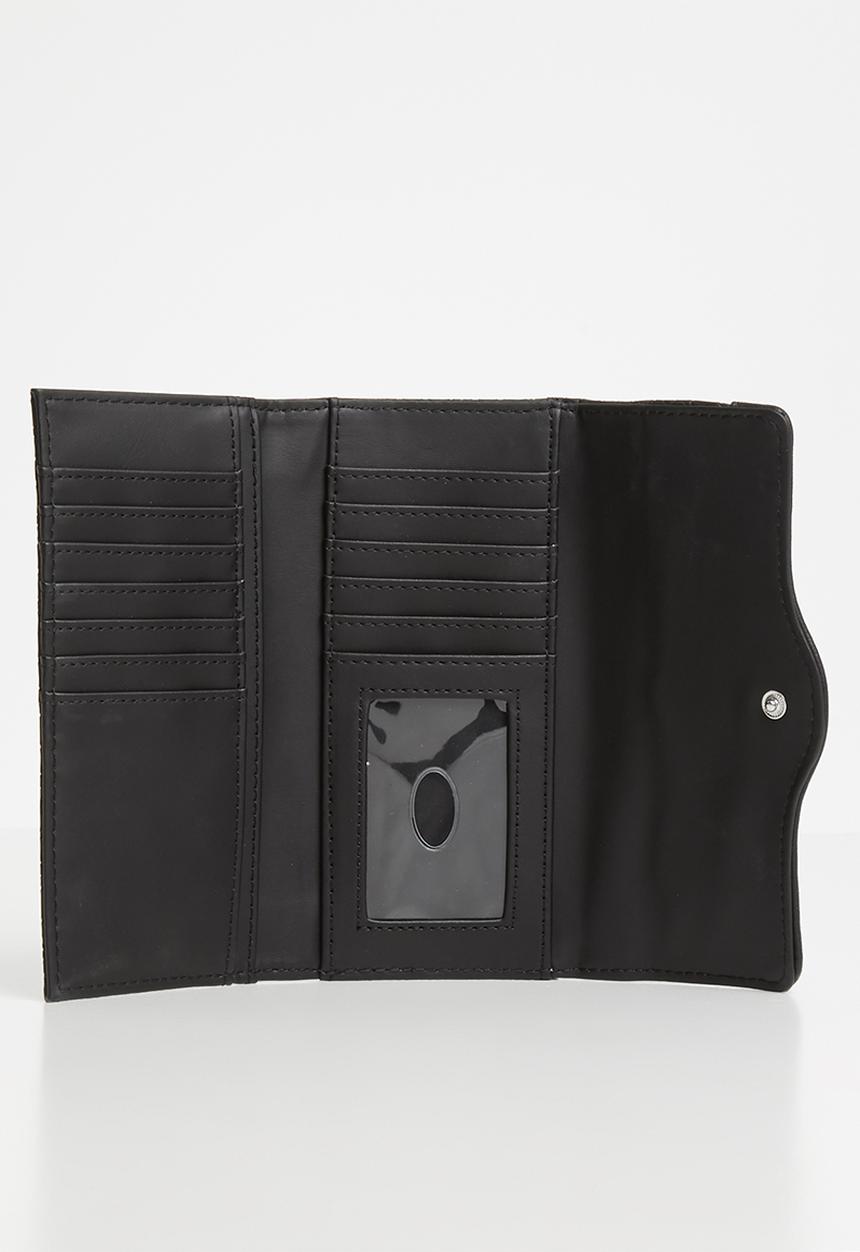 GUESS - Modesto slim clutch - black