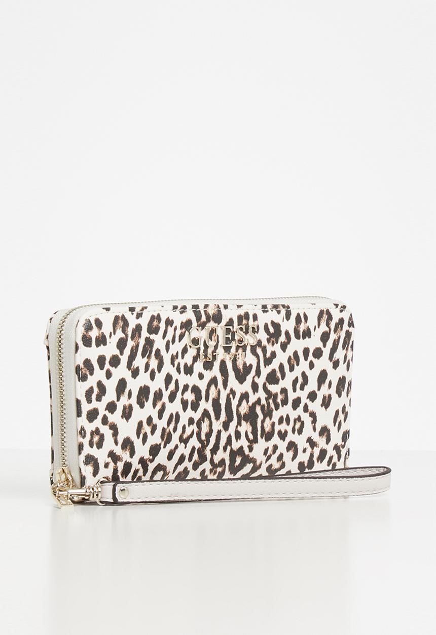 GUESS - Lorenna large zip around - neutral & black