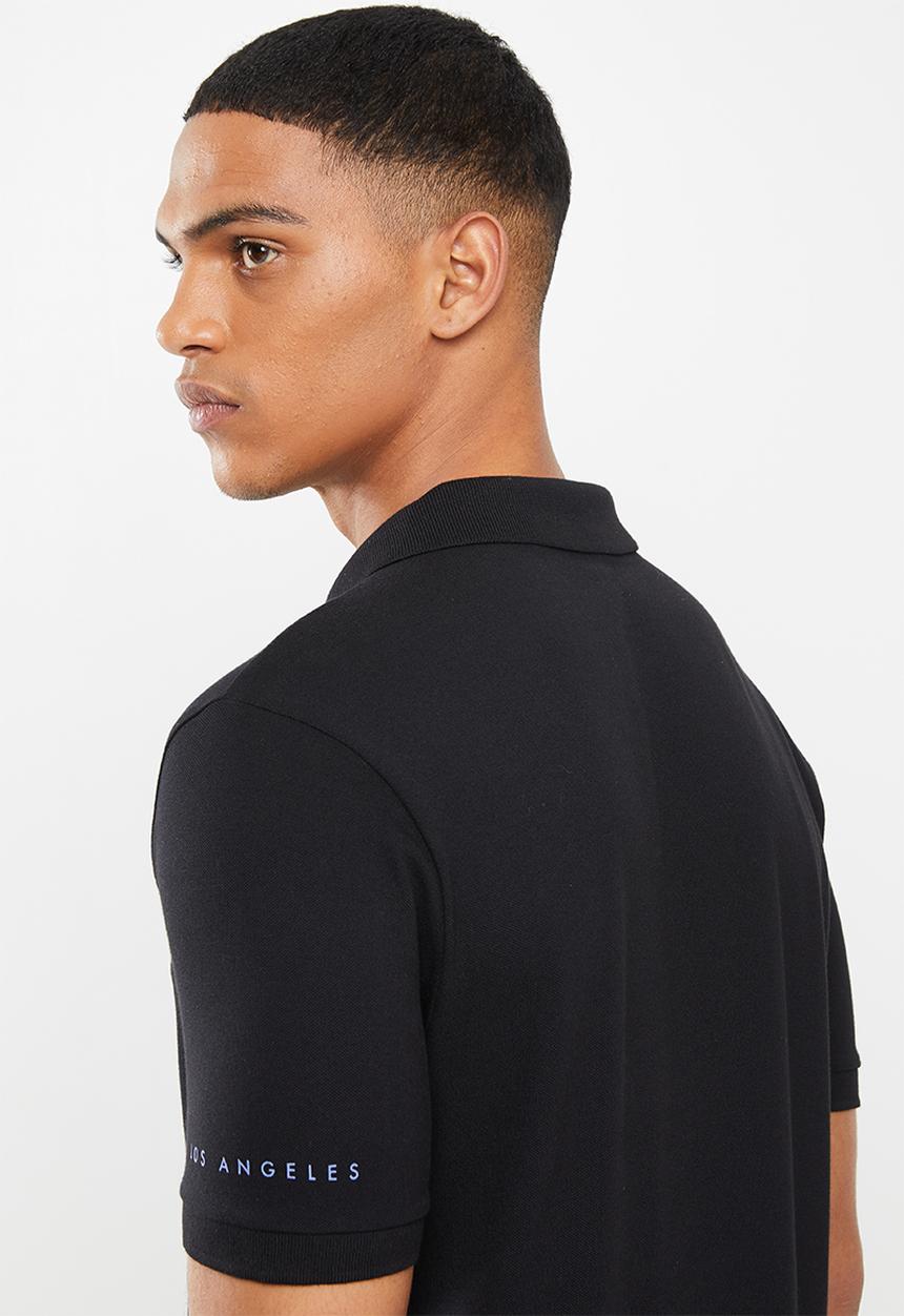 GUESS - Short sleeve fashion polo - black