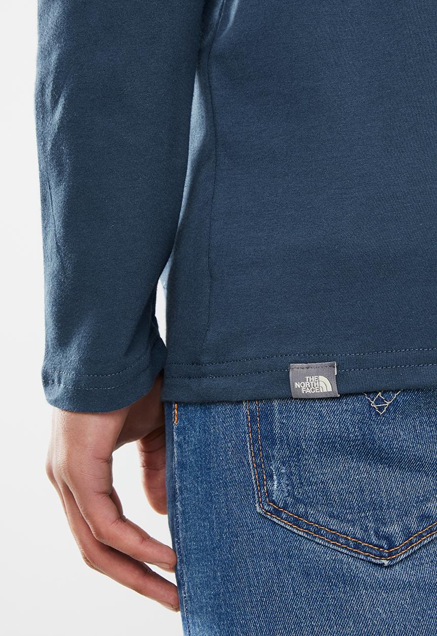The North Face - Long sleeve fine tee - navy