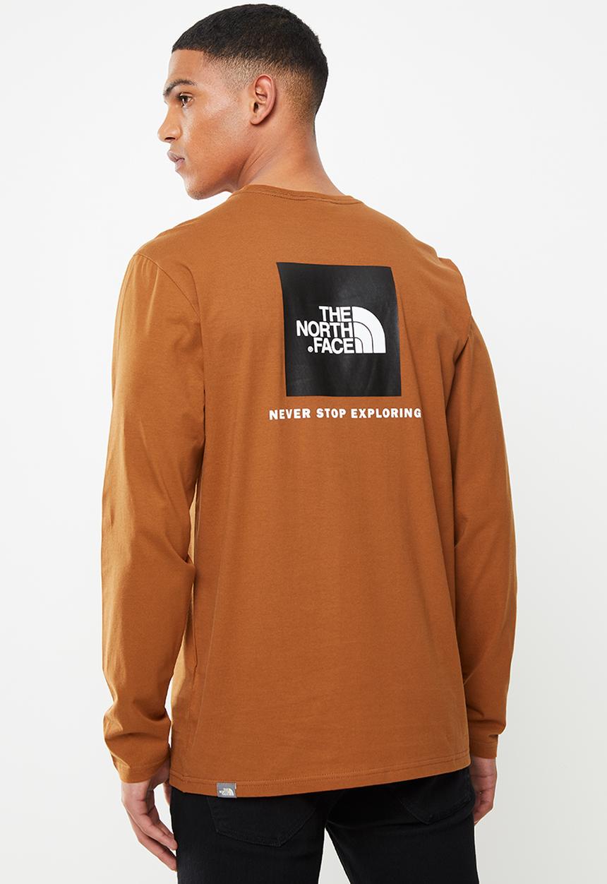 The North Face - Redbox long sleeve tee - caramel